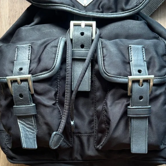 Prada Vintage Black Mini Backpack - Picture 3 of 10